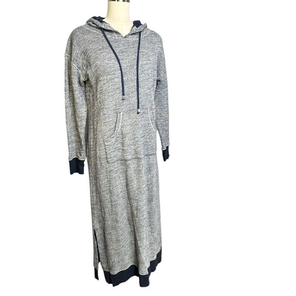 Soft Surroundings Lazy Day Terry Lounge Dress in Navy | XS - Picture 8 of 12